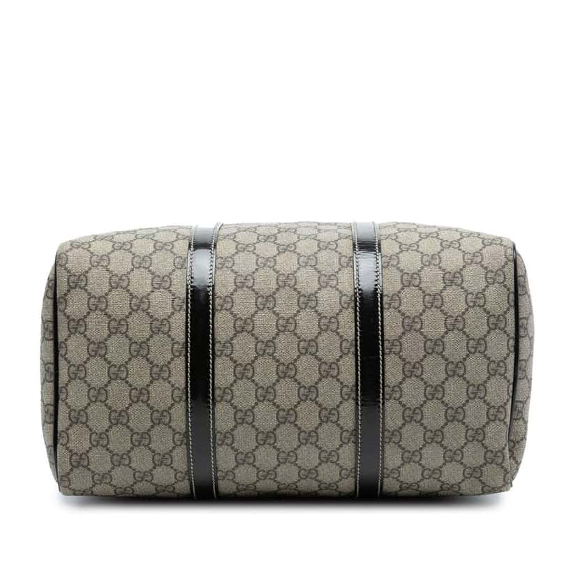 Gucci Medium GG Supreme Joy Boston Bag Brown Canvas Good condition - Inside View