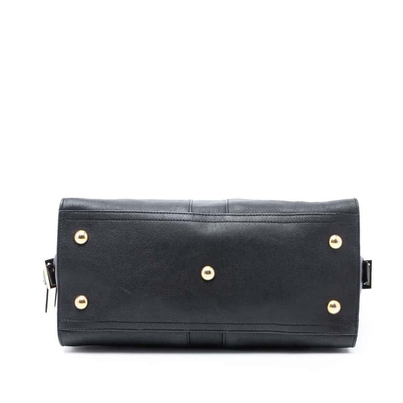 Saint Laurent Small Leather Cabas Chyc Satchel Black Leather Good condition - Inside View