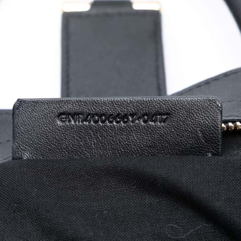 Saint Laurent Small Leather Cabas Chyc Satchel Black Leather Good condition - Box View