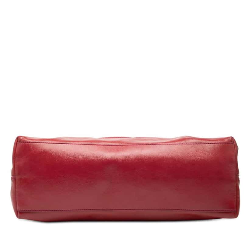 Gucci Medium Leather Soho Chain Tote Red Leather Very good condition - Inside View