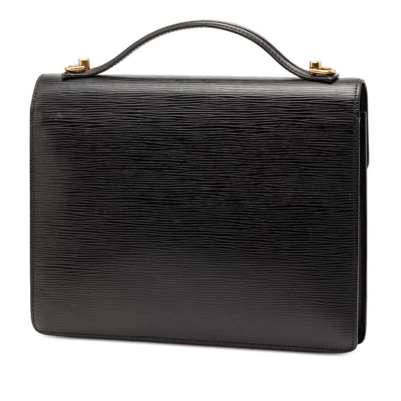 Louis Vuitton Epi Monceau 28 Black Leather Good condition - Back View
