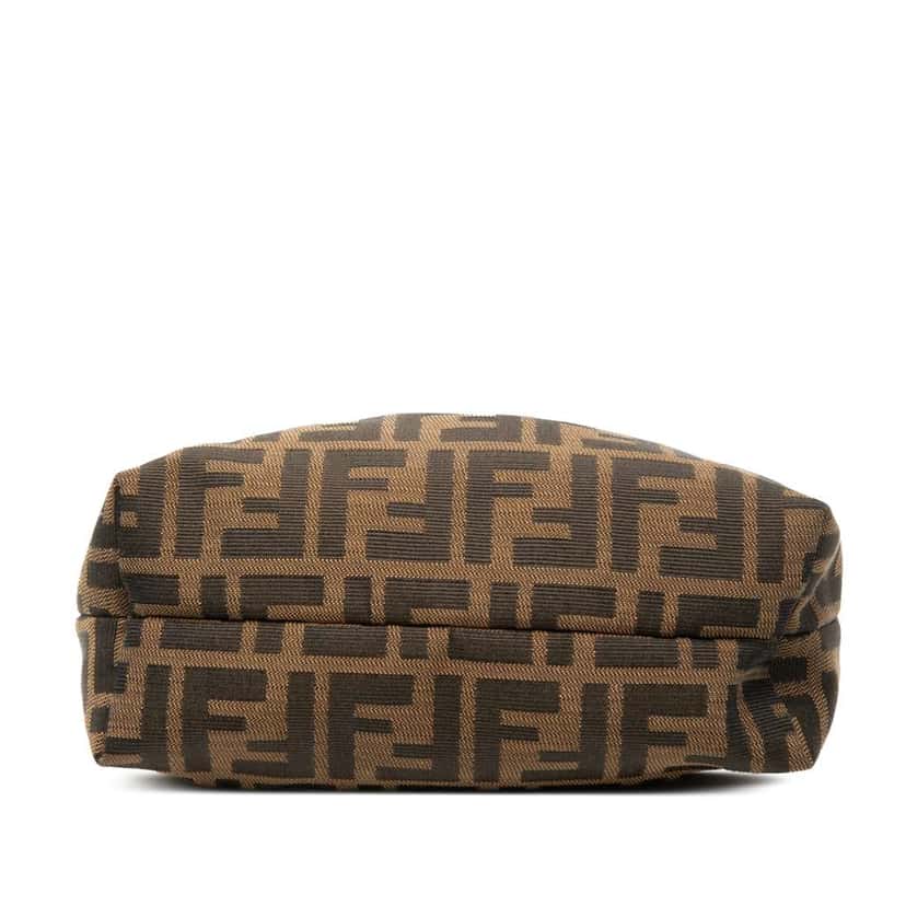 Fendi Zucca Canvas Shoulder Bag Brown Canvas Good condition - Inside View