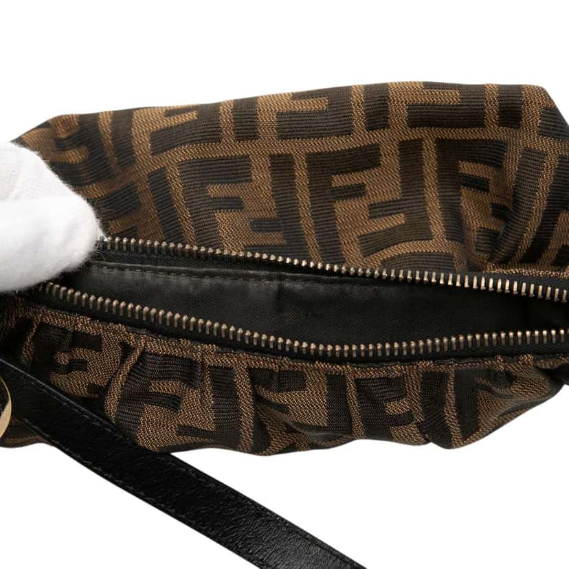 Fendi Zucca Canvas Shoulder Bag Brown Canvas Good condition - Box View