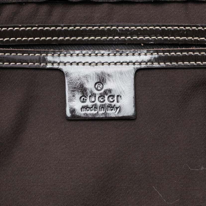 Gucci Medium GG Supreme Joy Boston Bag Brown Canvas Good condition - Box View