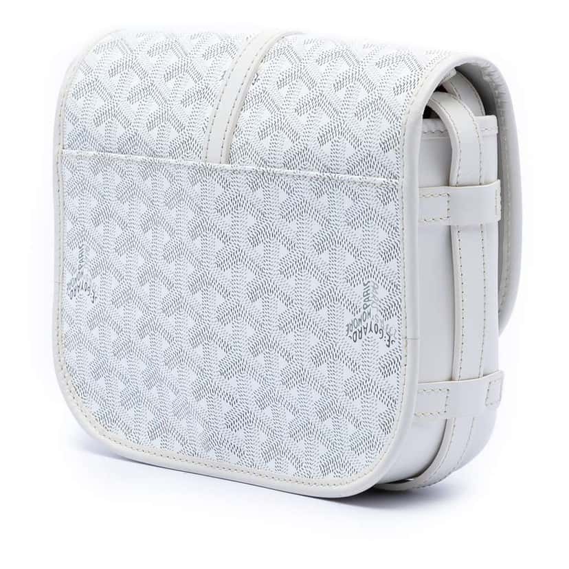 Goyard Goyardine Belvedere II PM White Canvas Good condition - Back View