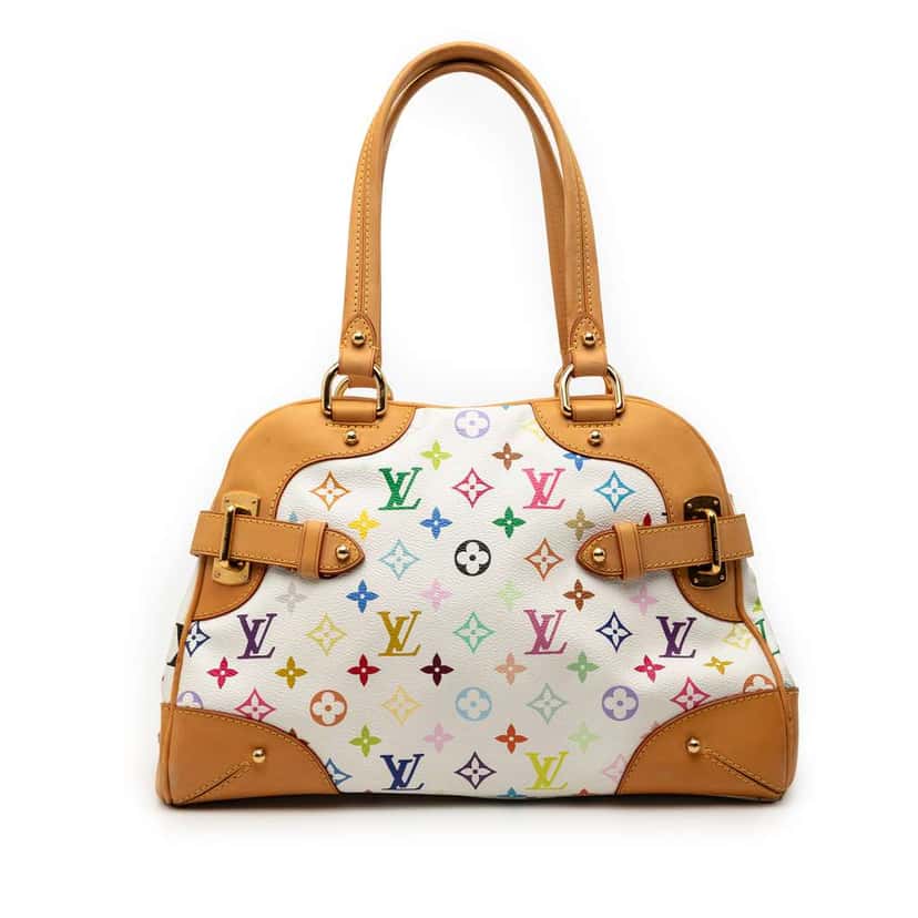 Louis Vuitton Monogram Multicolore Claudia White Good condition - Front View