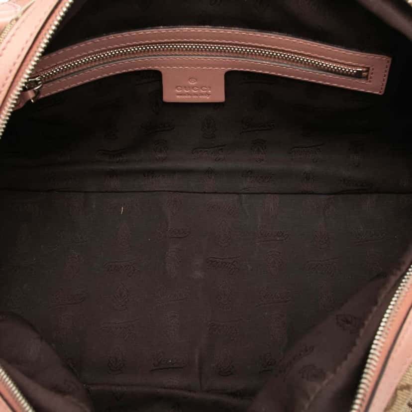 Gucci GG Canvas Twins Shoulder Bag Brown Canvas Good condition - Model View