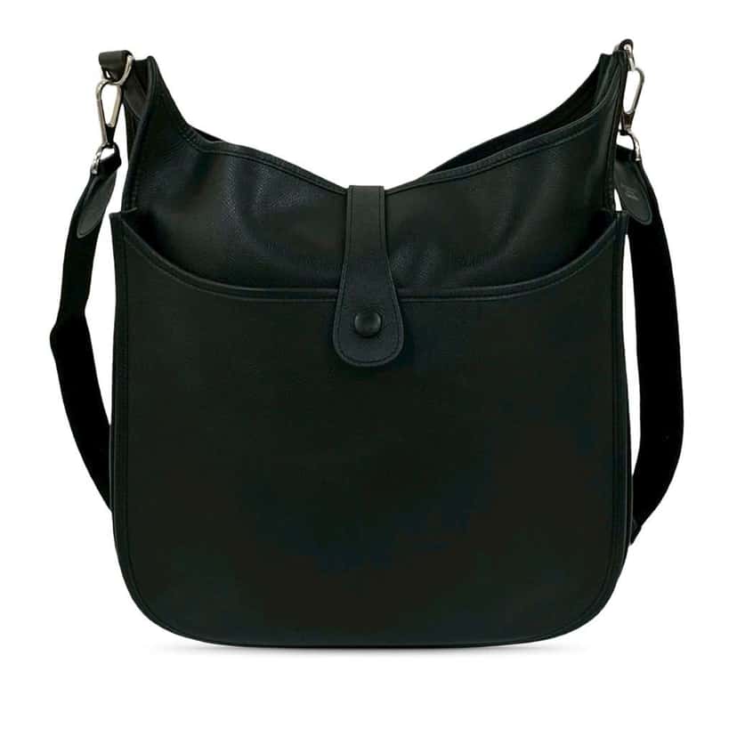 Hermès Clemence Evelyne III 33 Black Leather Good condition - Back View