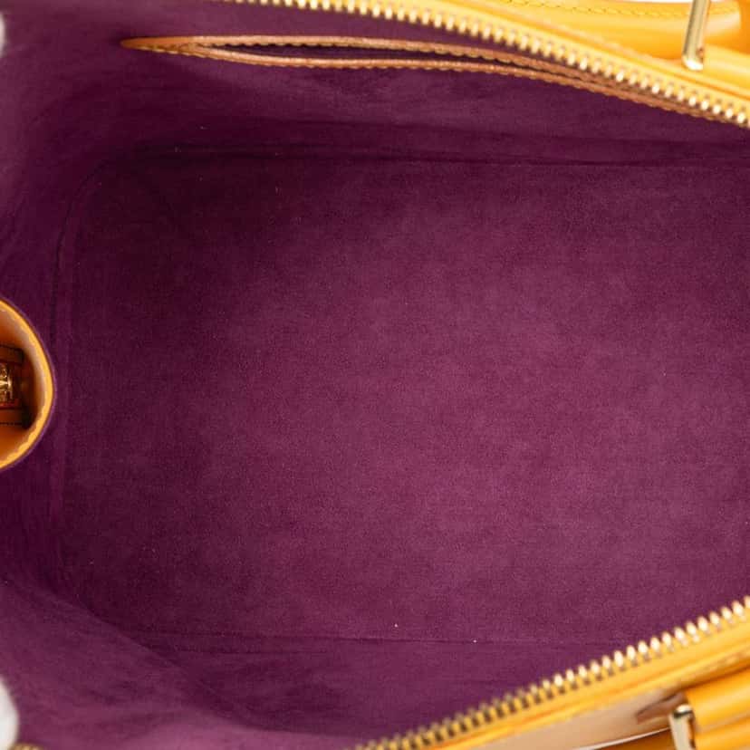 Louis Vuitton Epi Alma PM Yellow Leather Very good condition - Model View
