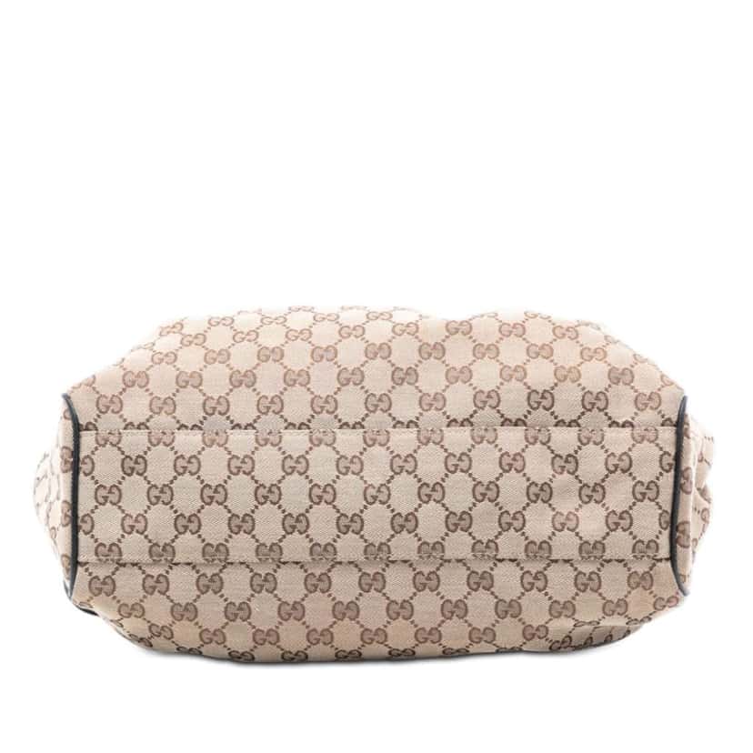 Gucci Medium GG Canvas Sukey Tote Brown Canvas Good condition - Inside View