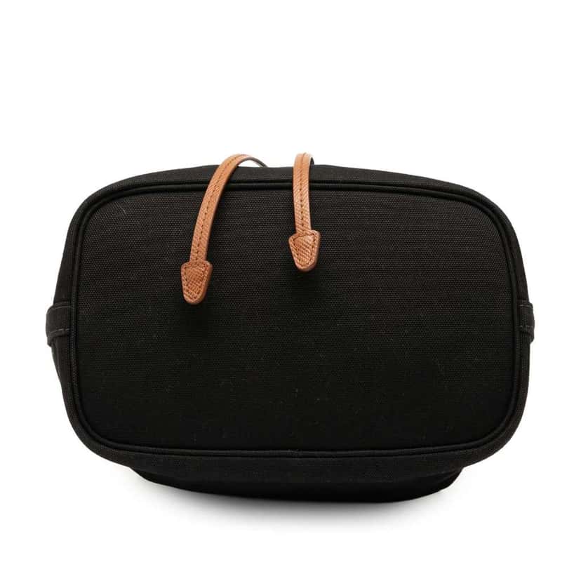 Prada Canvas Canapa Logo Bucket Bag Black Canvas Good condition - Inside View