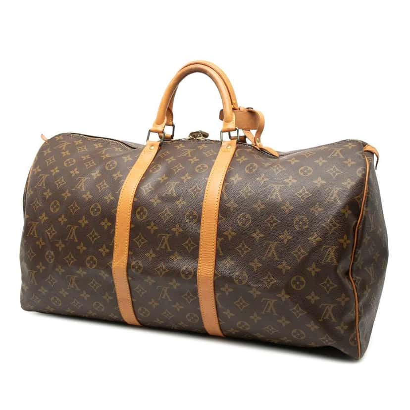 Louis Vuitton Monogram Keepall 55 Brown Very good condition - Back View