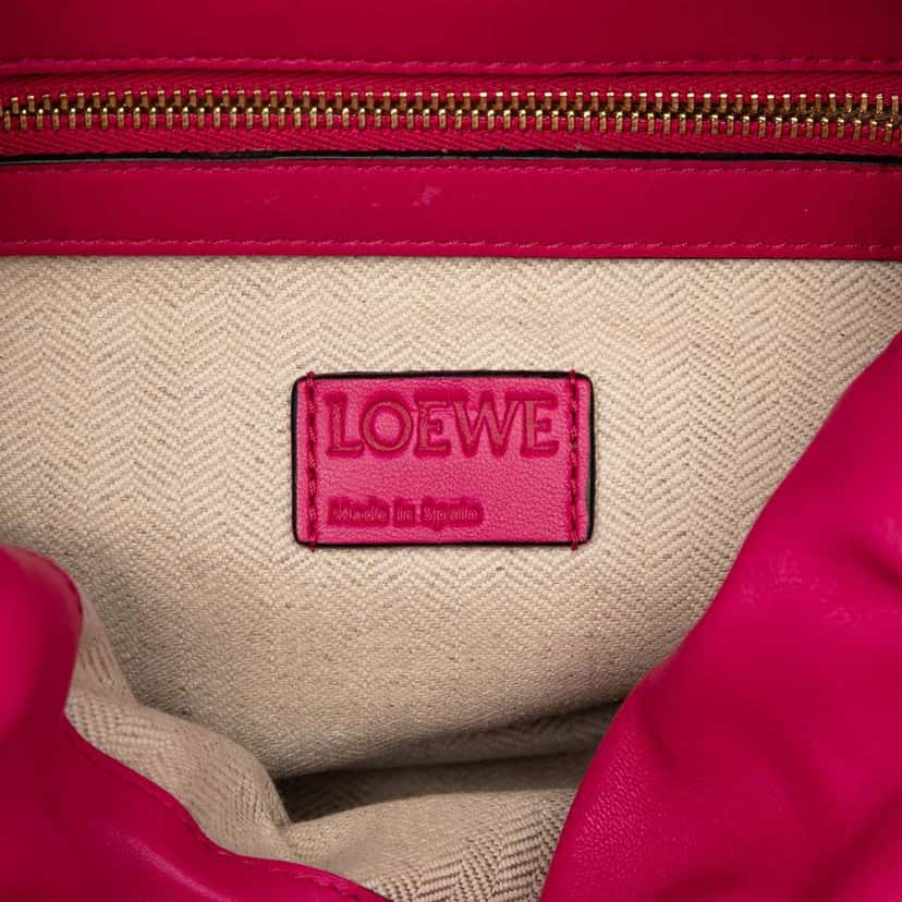Loewe Nappa Flamenco Tassel 22 Crossbody Pink Leather Very good condition - Box View