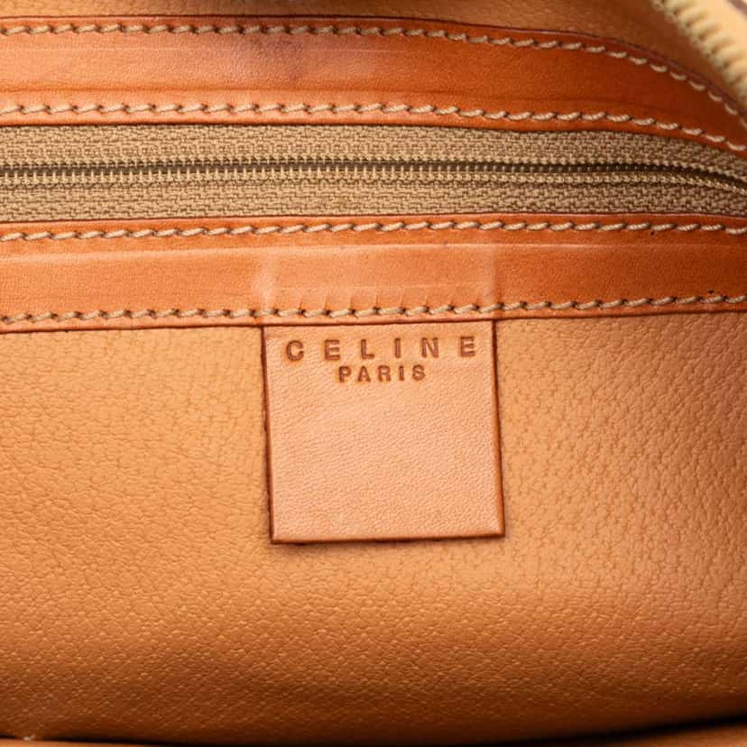 Celine Macadam Coated Canvas Handbag Brown Canvas Good condition - Box View