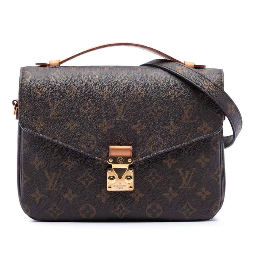 Louis Vuitton Monogram Pochette Metis Brown Good condition - Front View