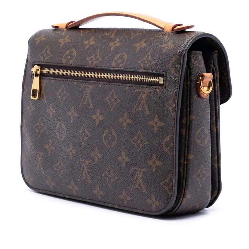 Louis Vuitton Monogram Pochette Metis Brown Good condition - Back View