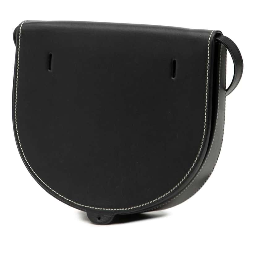 Loewe Soft Calfskin Heel Bag Black Leather Good condition - Back View