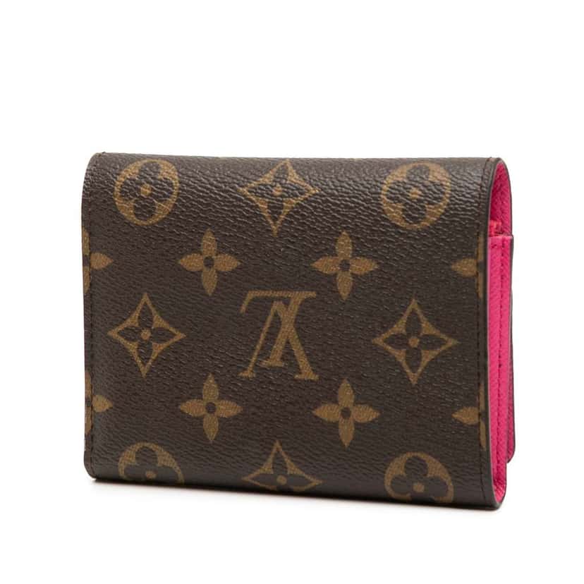 Louis Vuitton Monogram Vivienne in Seoul Portefeuille Victorine Wallet Brown Very good condition - Back View