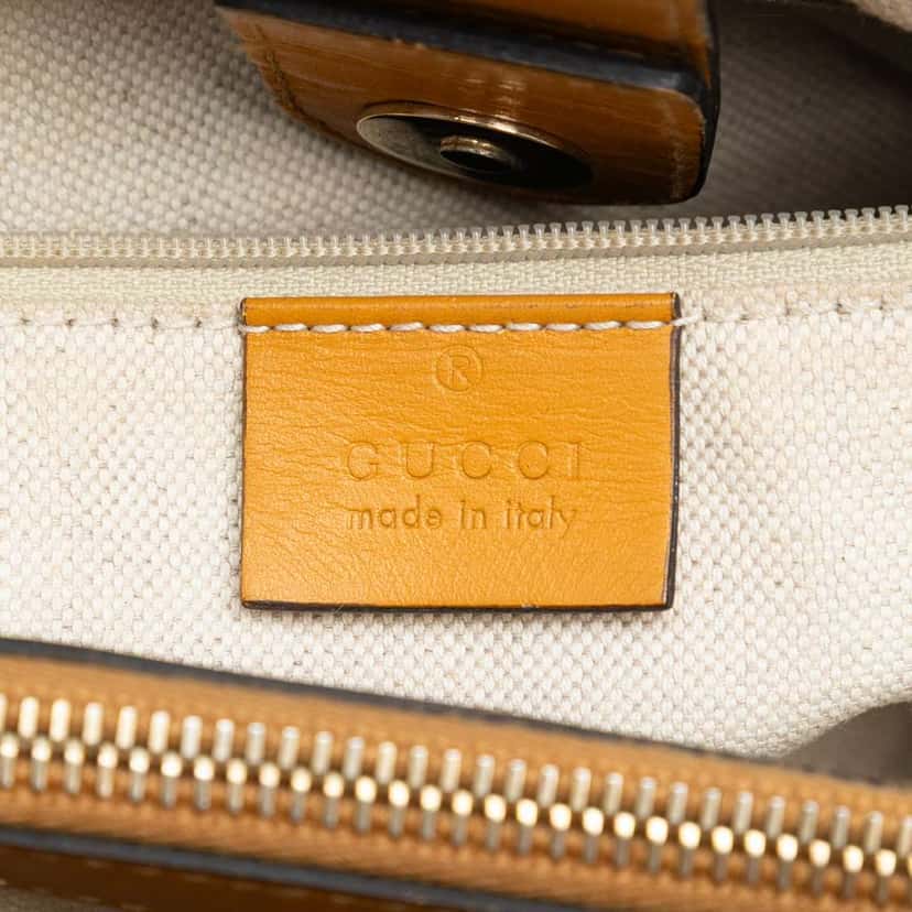 Gucci GG Canvas Sukey Tote Brown Canvas Good condition - Box View