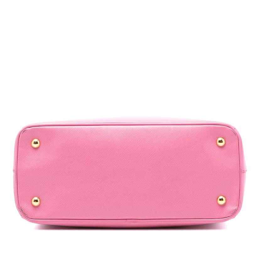 Prada Medium Saffiano Lux Galleria Satchel Pink Leather Good condition - Inside View