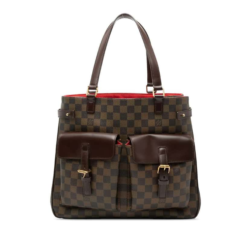 Louis Vuitton Damier Ebene Uzes Brown Very good condition - Front View