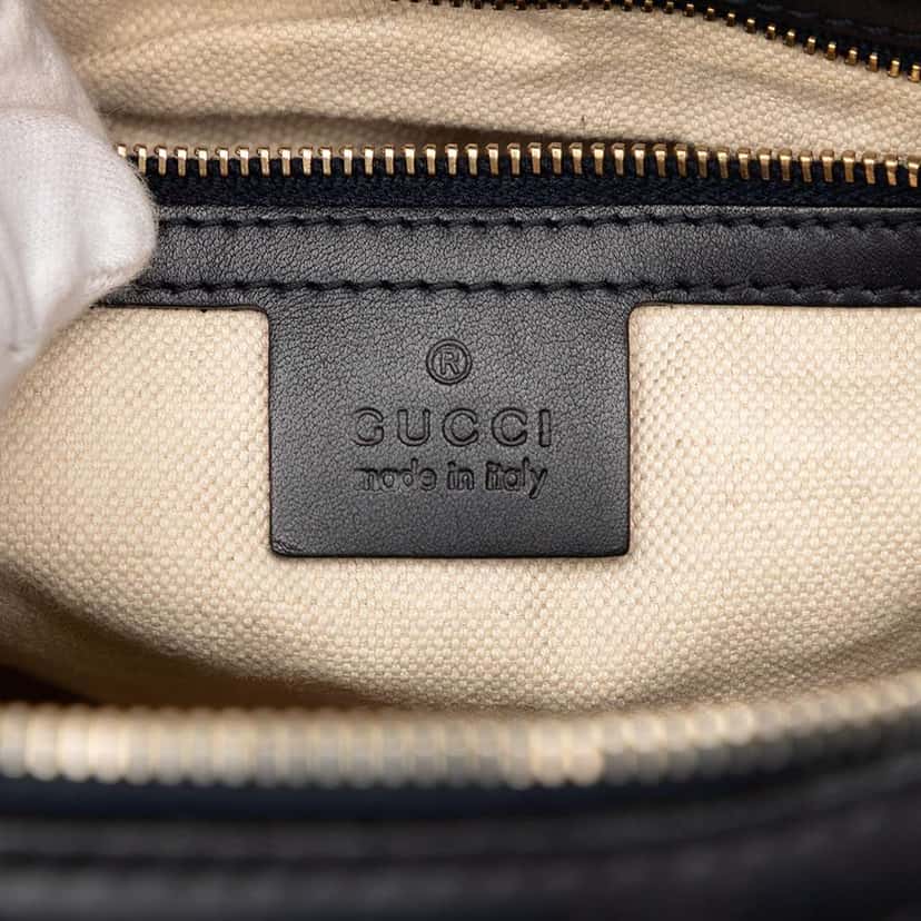 Gucci Medium GG Canvas Web Joy Boston Bag Brown Canvas Fair condition - Box View