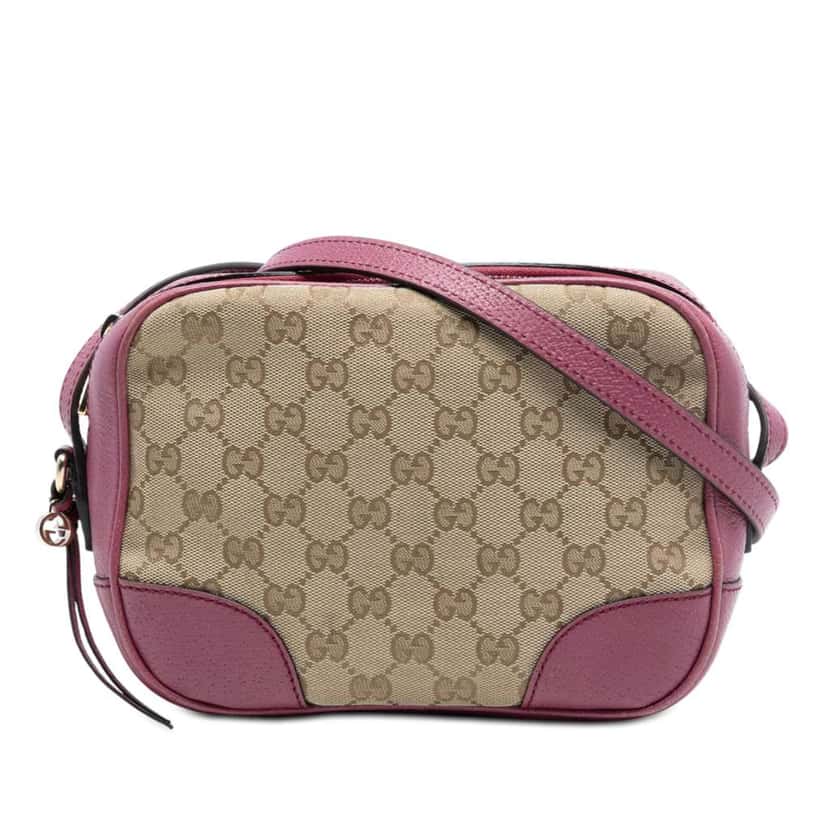 Gucci GG Canvas Bree Crossbody Brown Canvas Very good condition - Front View