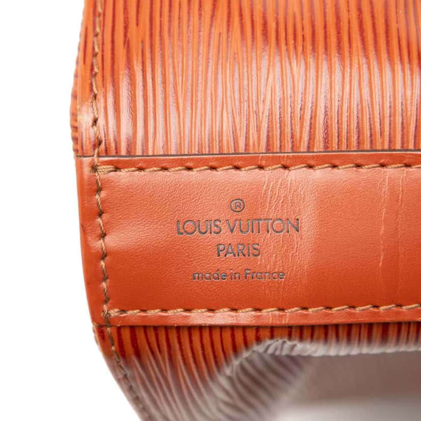 Louis Vuitton Epi Sac D Epaule PM Brown Leather Good condition - Box View