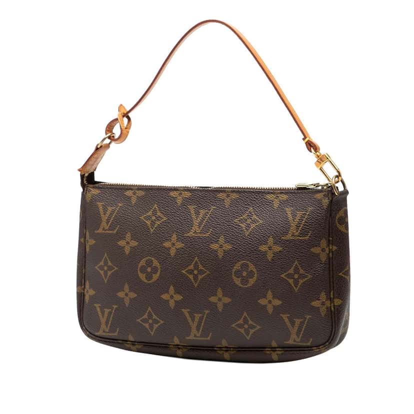 Louis Vuitton Monogram Pochette Accessoires Brown Good condition - Back View