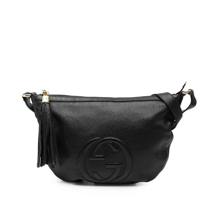 Gucci Leather Soho Crossbody Black Leather Good condition - Front View