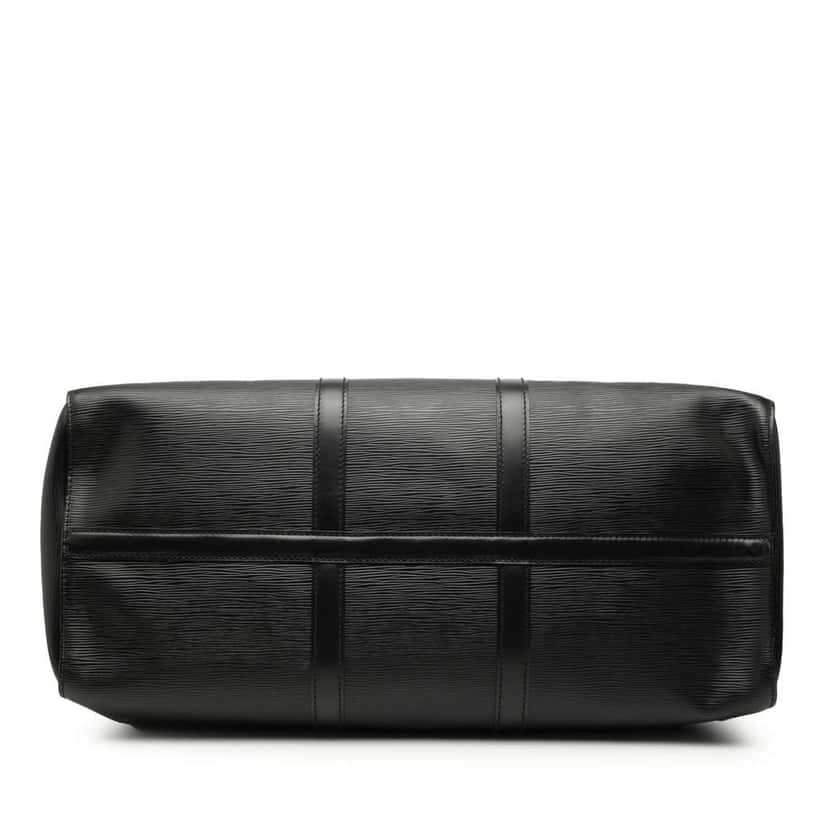 Louis Vuitton Epi Keepall 50 Black Leather Good condition - Inside View