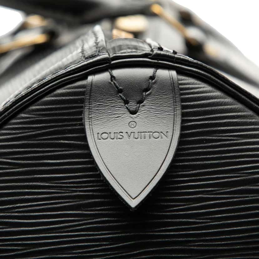 Louis Vuitton Epi Keepall 50 Black Leather Good condition - Box View