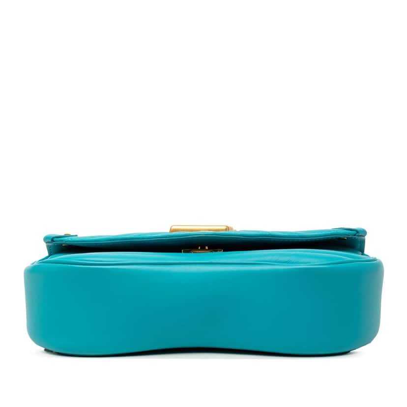 Louis Vuitton New Wave Chain Bag MM Blue Leather Very good condition - Inside View