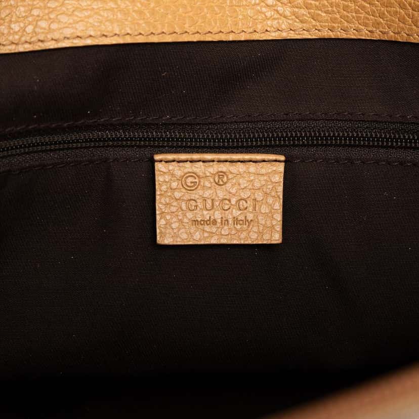 Gucci Calfskin Abbey D Ring Tote Brown Leather Very good condition - Box View