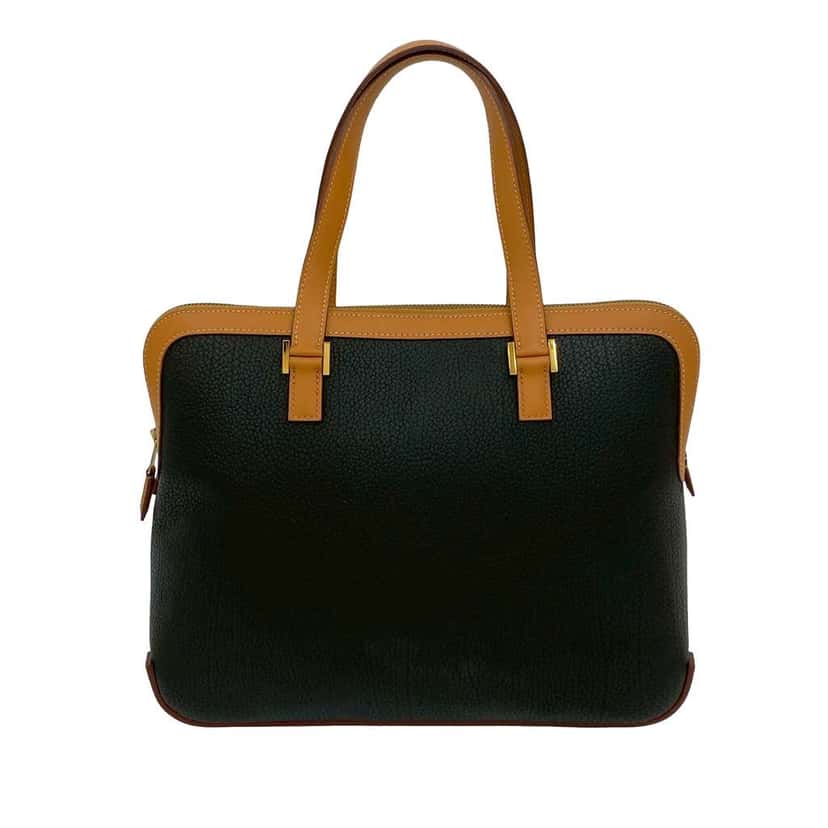 Hermès Fjord Escapade Tote Black Leather Good condition - Front View