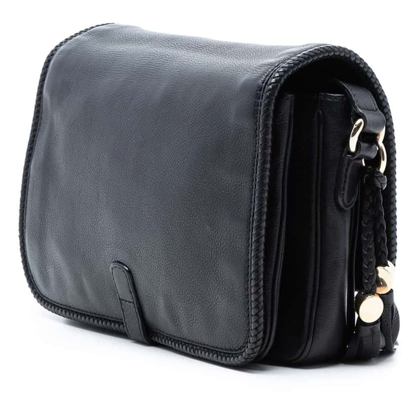 Gucci Leather Marrakech Crossbody Black Leather Good condition - Back View