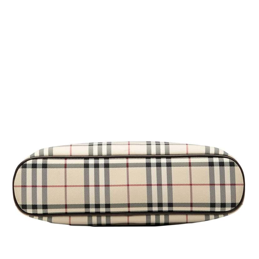 Burberry House Check Canvas Tote Brown Canvas Good condition - Inside View