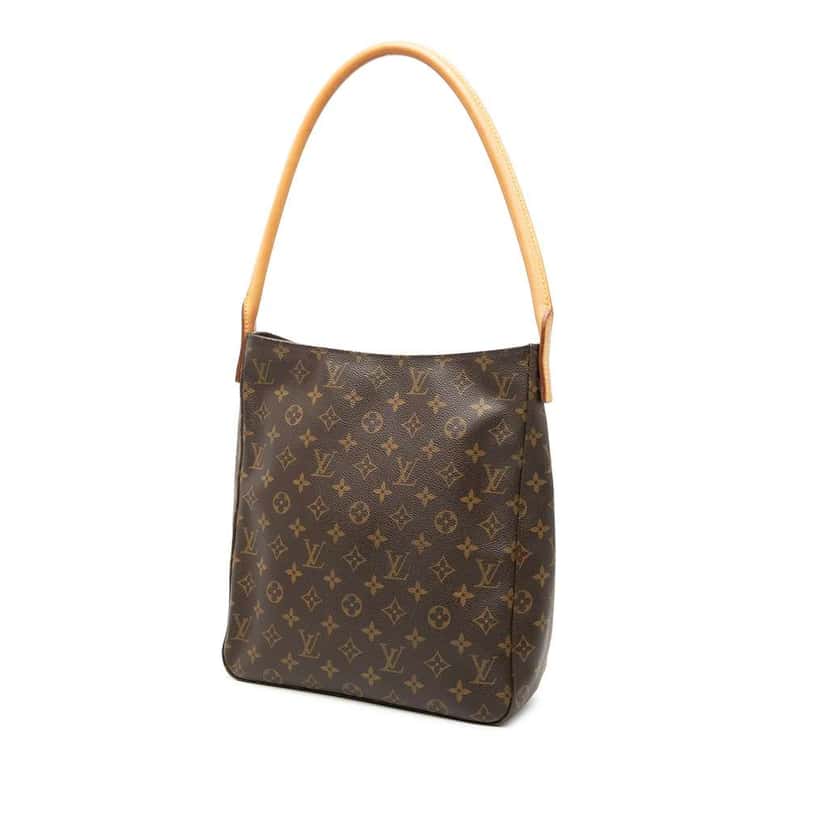 Louis Vuitton Monogram Looping GM Brown Good condition - Back View