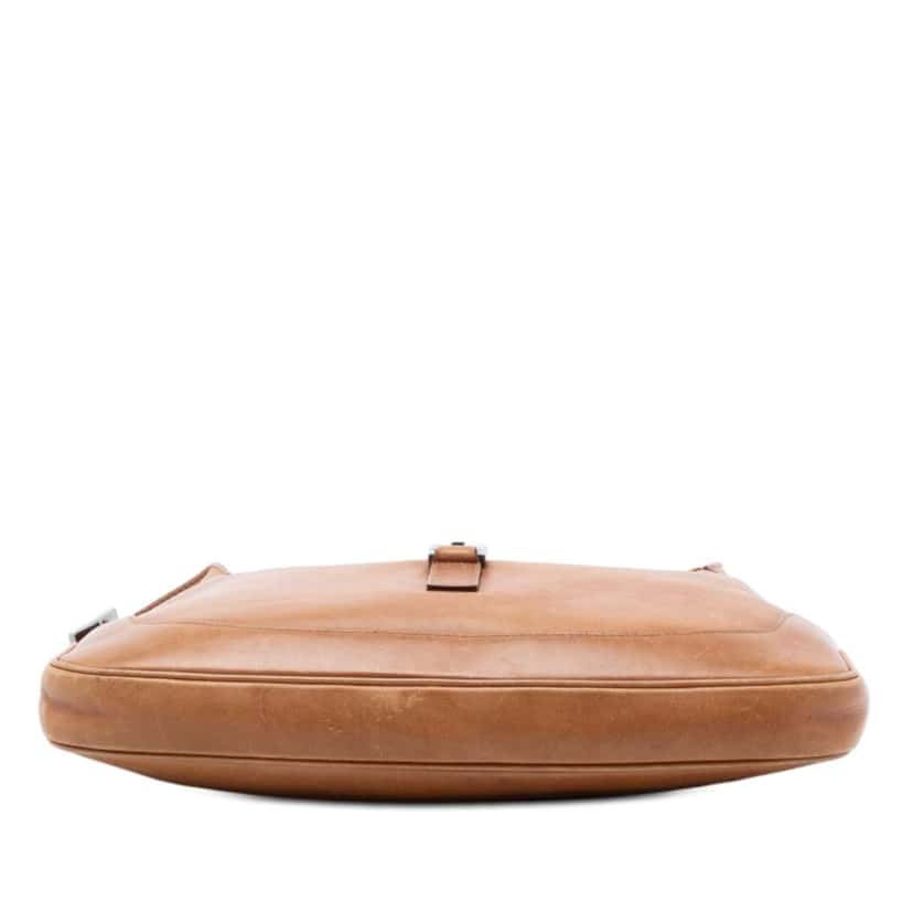 Gucci Calfskin Jackie Shoulder Bag Brown Leather Good condition - Inside View