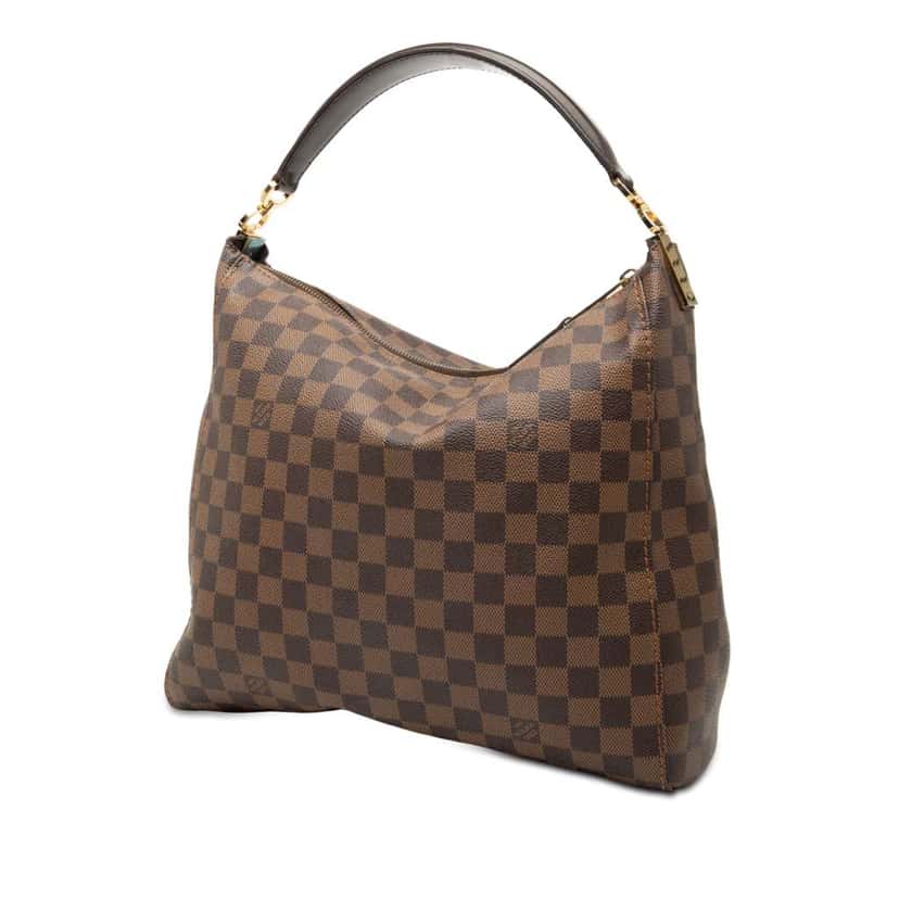 Louis Vuitton Damier Ebene Portobello PM Brown Fair condition - Back View