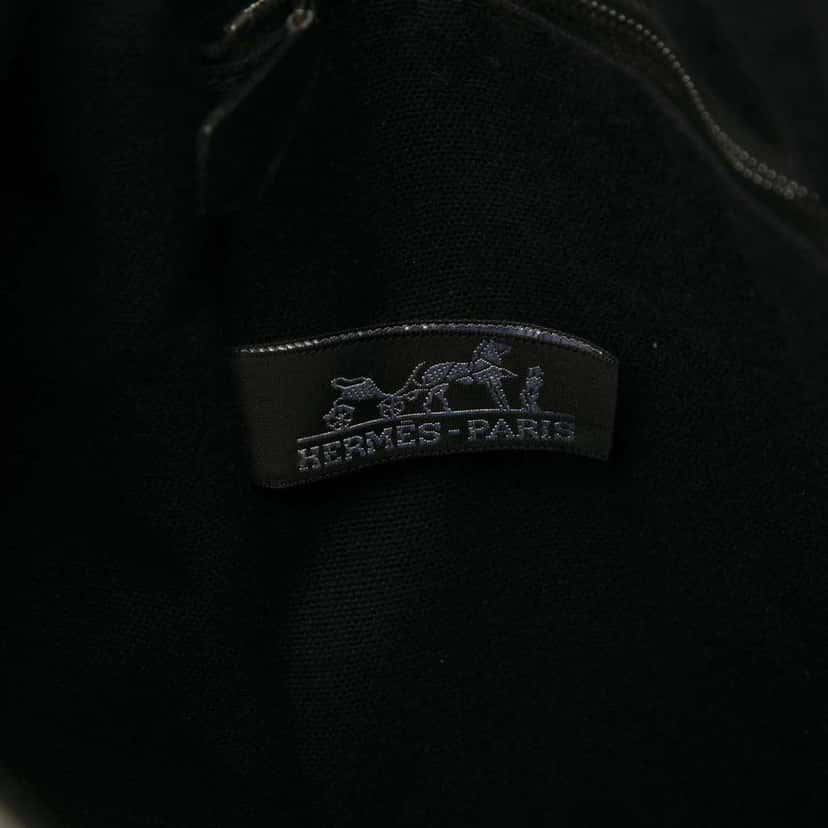 Hermès Toile Saxo MM Brown Canvas Good condition - Box View