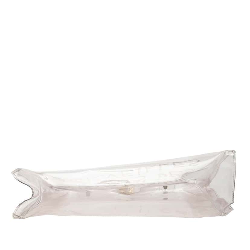 Hermès Vinyl Souvenir De L Exposition Kelly Handbag White Good condition - Inside View