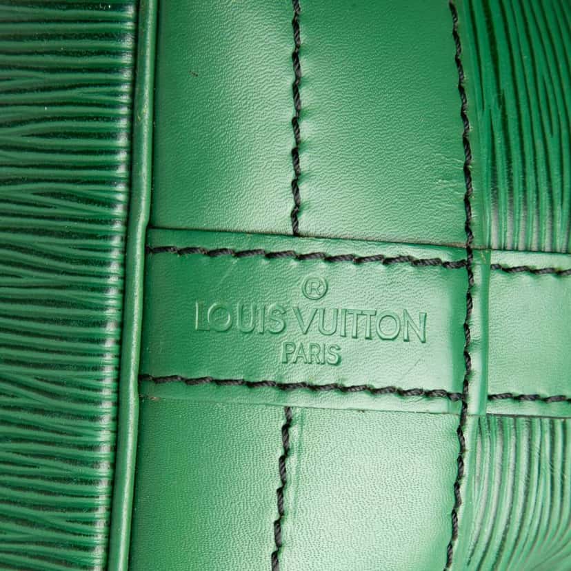 Louis Vuitton Epi Noe GM Green Leather Very good condition - Box View