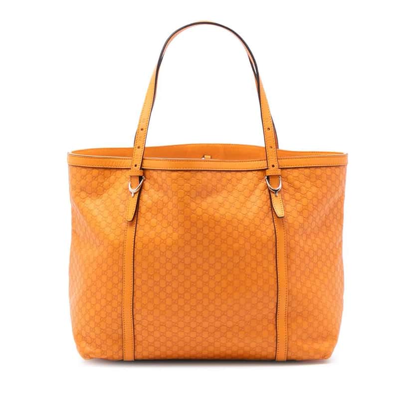 Gucci Microguccissima Nice Tote Orange Leather Very good condition - Front View