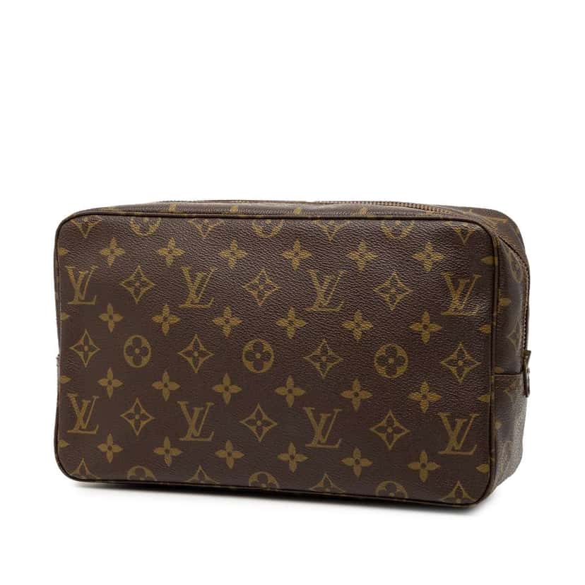 Louis Vuitton Monogram Trousse Toilette 28 Brown Good condition - Back View