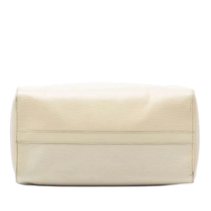 Louis Vuitton Epi Speedy 35 White Leather Good condition - Inside View