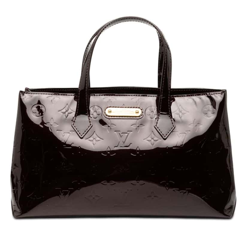 Louis Vuitton Monogram Vernis Wilshire PM Purple Leather Good condition - Front View