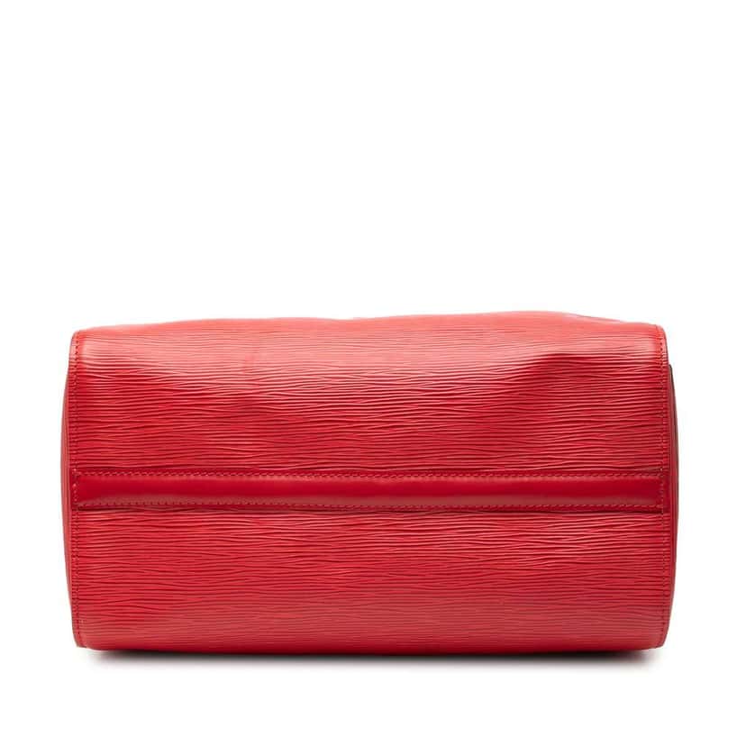 Louis Vuitton Epi Speedy 30 Red Leather Good condition - Inside View