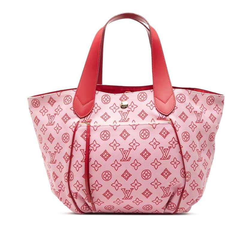 Louis Vuitton Monogram Cabas Ipanema PM Pink Canvas Good condition - Front View