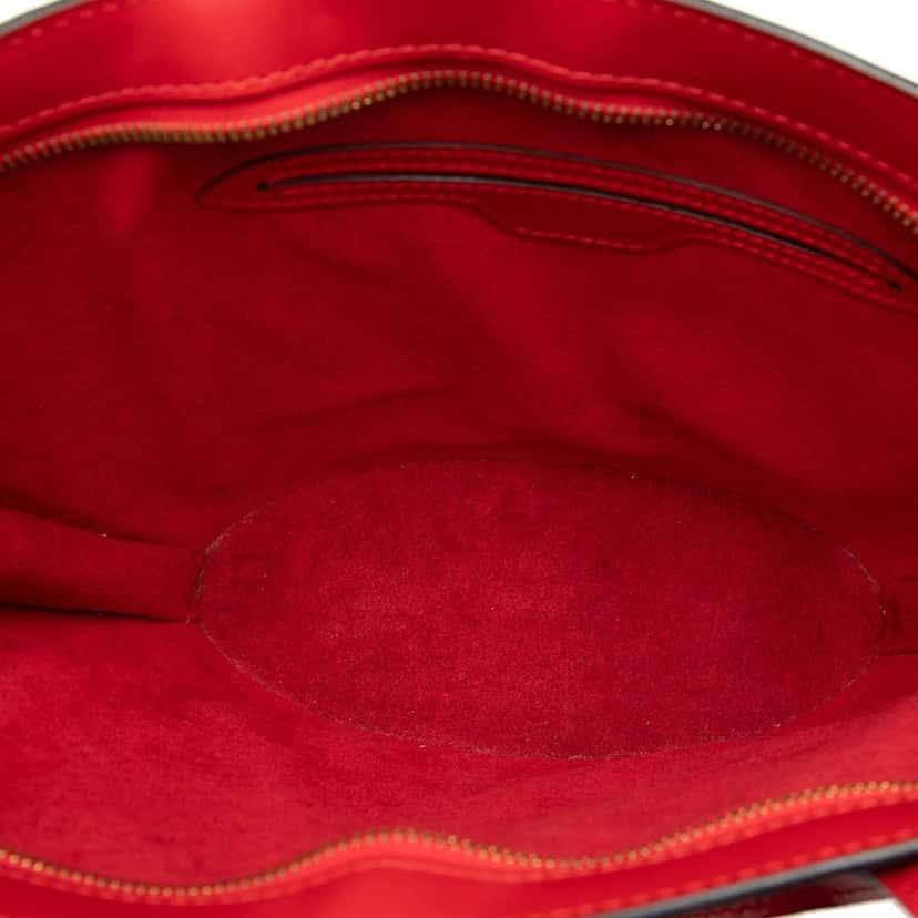Louis Vuitton Epi Saint Jacques PM Short Strap Red Leather Good condition - Model View